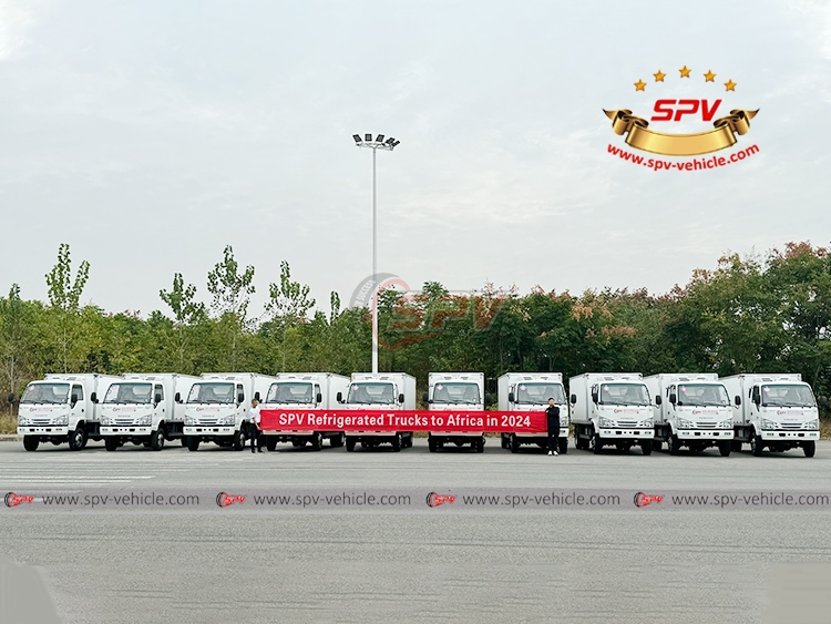 10 Units of ISUZU Reefer Trucks Are Ready in SPV Factory